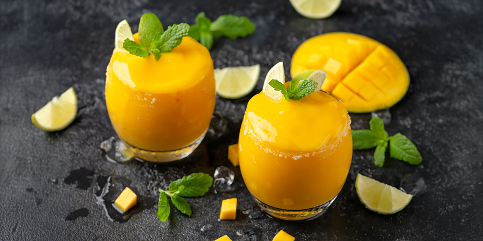 Frozen Mango Mojito Smoothie