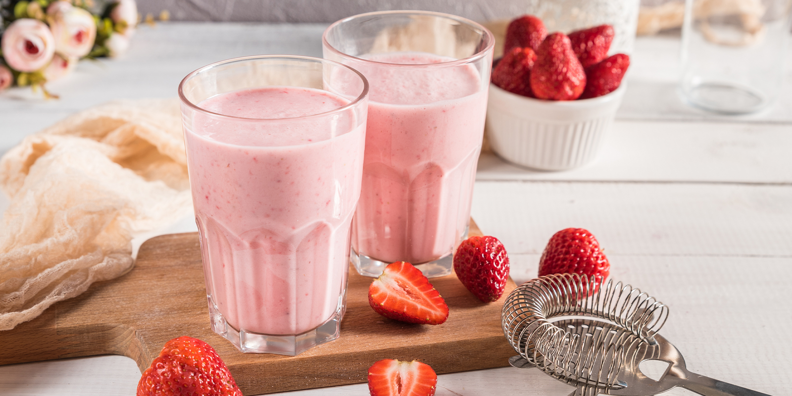 Strawberry Vanilla Smoothie