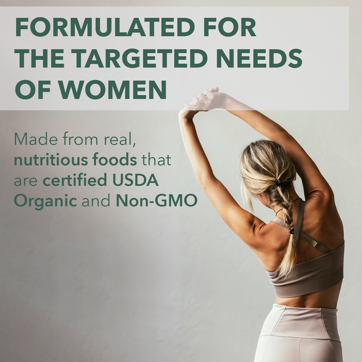 Organic Multivitamin for Women – Whole Food Blend