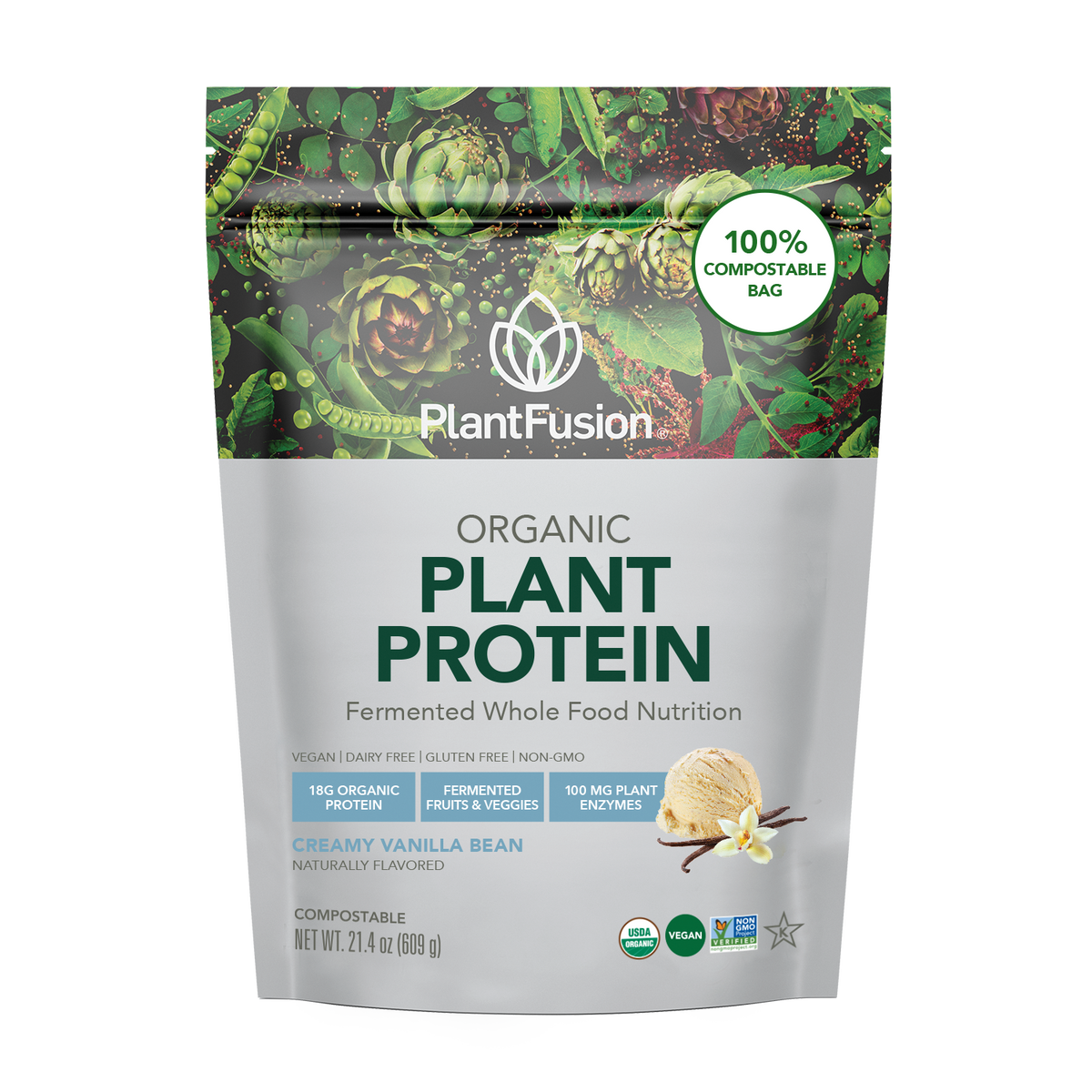 Organic Protein - Fermented Vegan Protein Powder