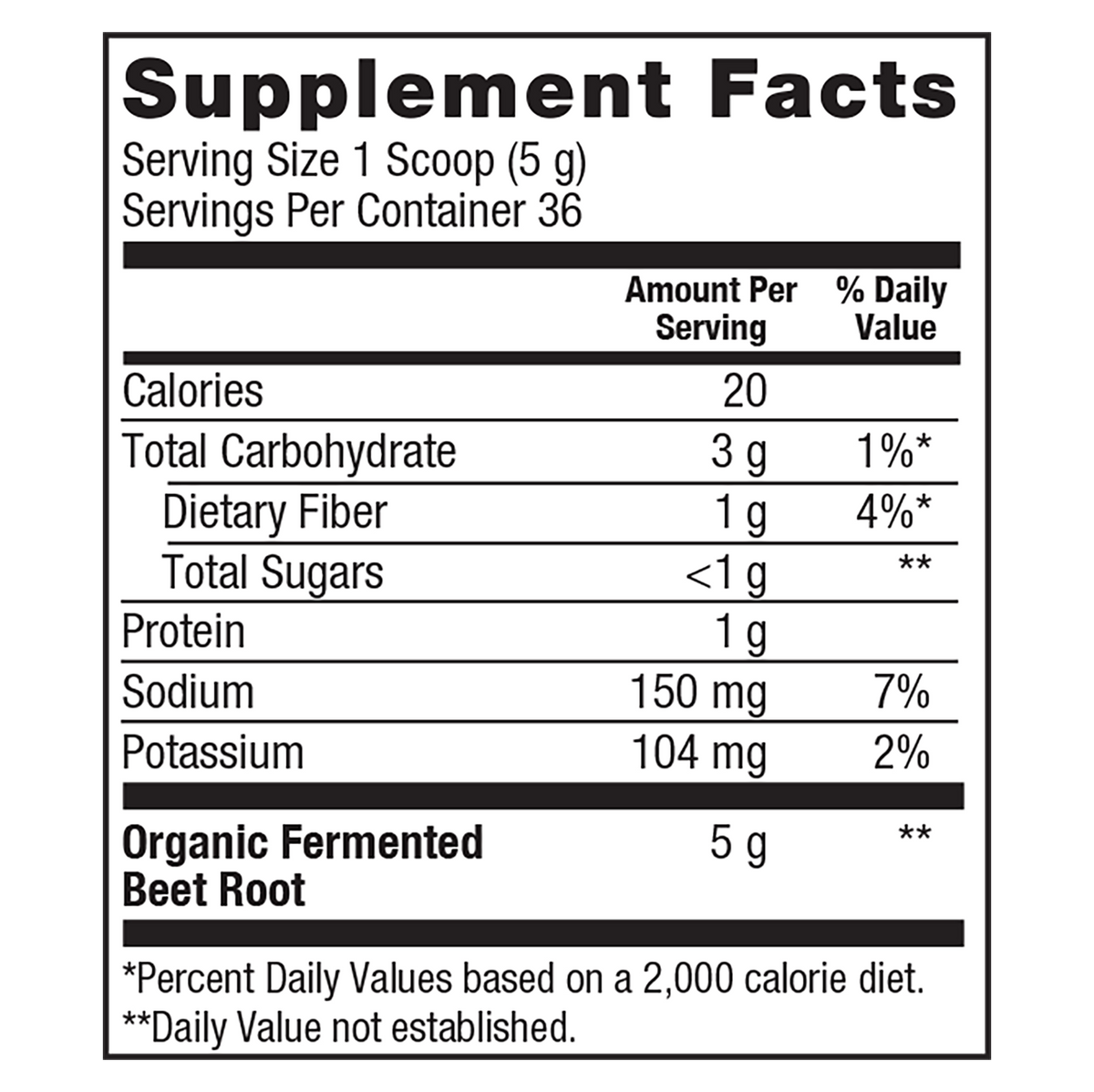 Beet Powder - Fermented Superfood Powder Blend