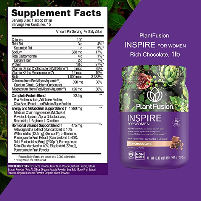 Inspire For Women - Vegan Protein Powder for Women