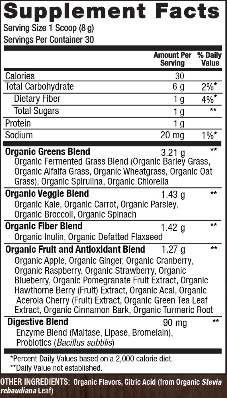 Fruitful Greens - Fermented Superfood Powder Blend - Save 35%