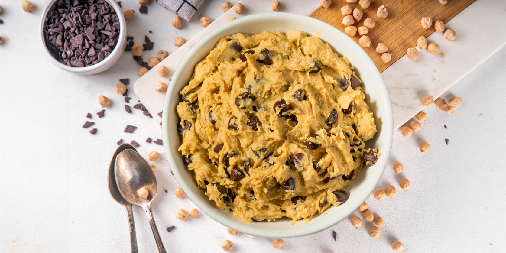 No Bake Chickpea Cookie Dough