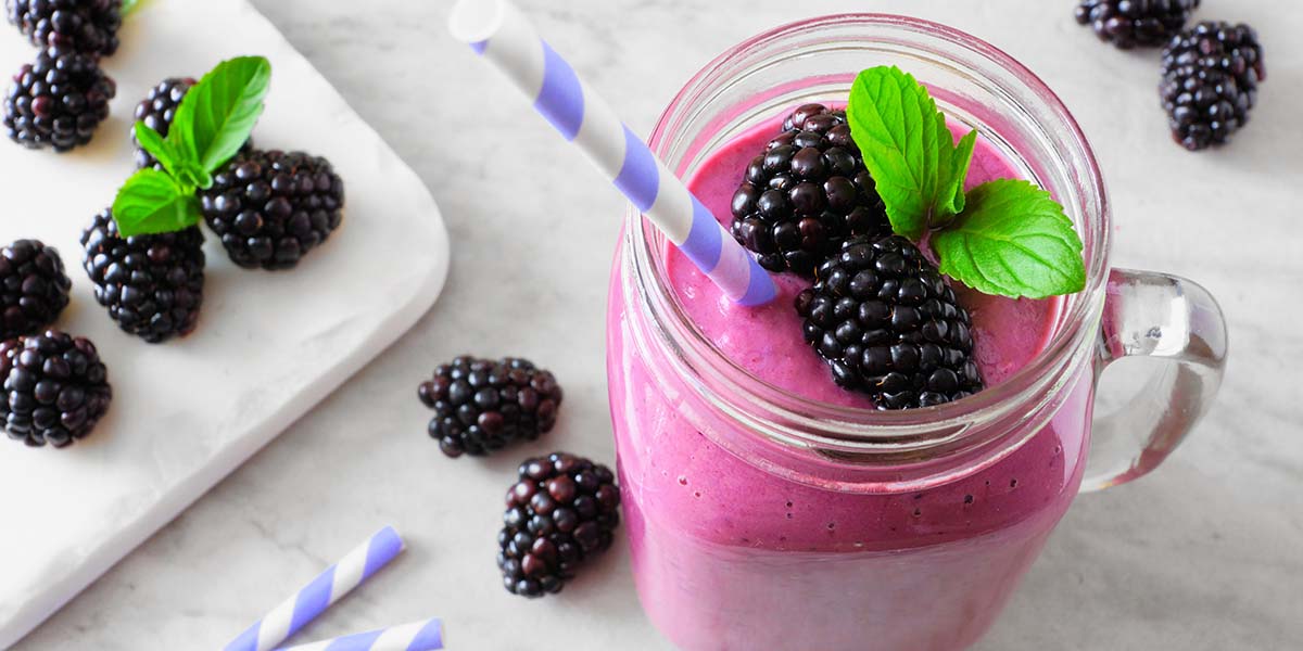 Minty Purple Passion Smoothie