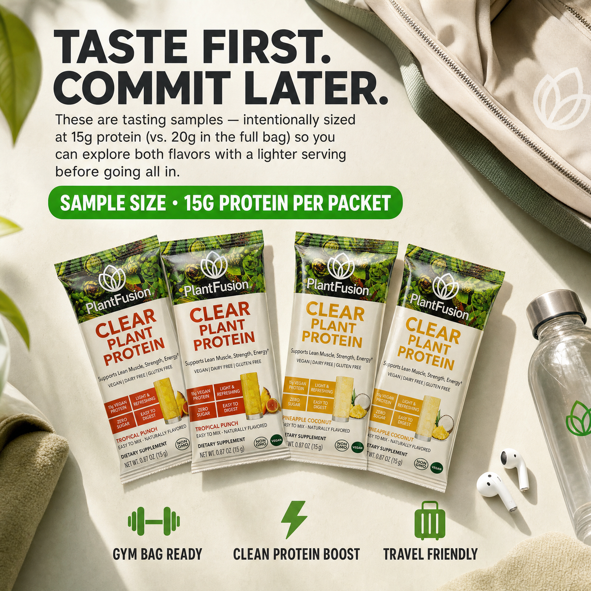 Clear Vegan Protein – Refreshing Protein Juice Powder