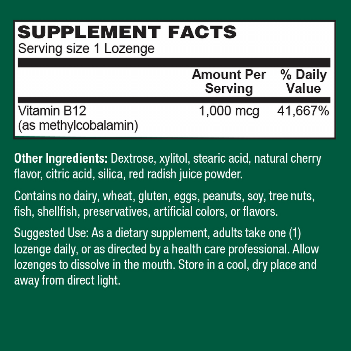 Vegan Methyl B12