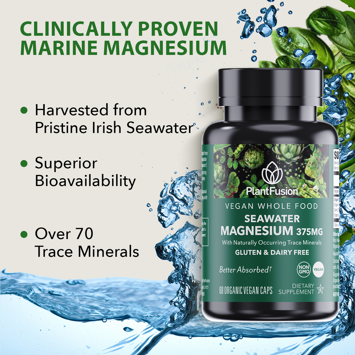 Vegan Whole Food Seawater Magnesium