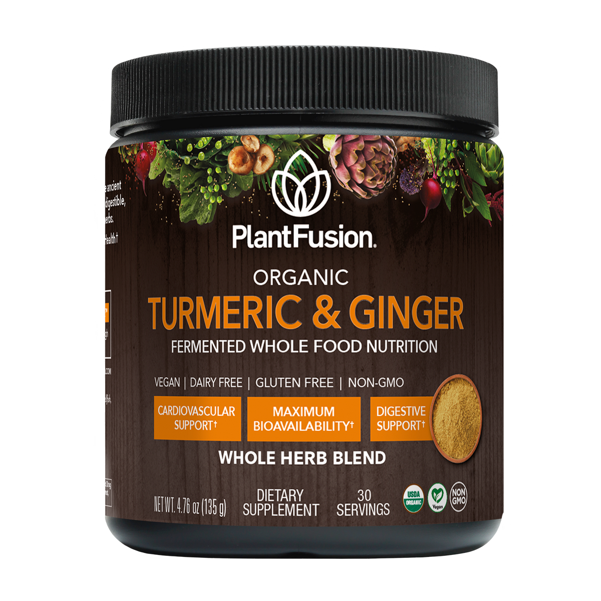 Turmeric &amp; Ginger - Fermented Superfood Powder Blend